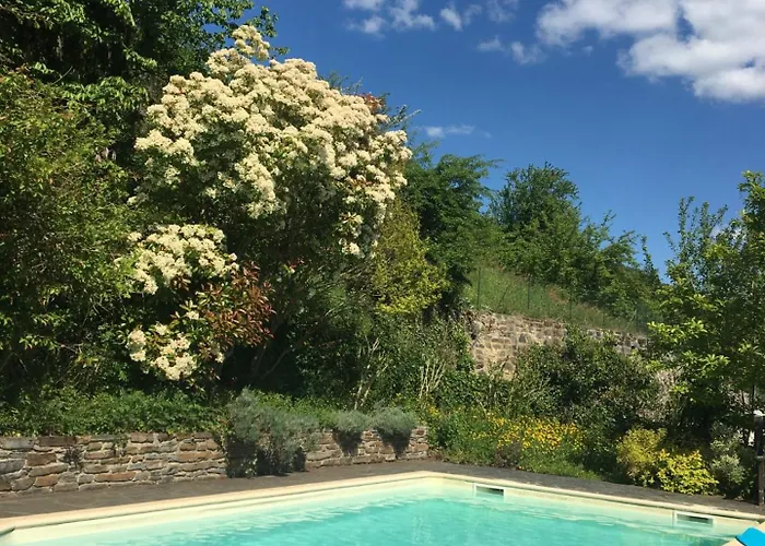 Сasa de vacaciones Maison Aveyron Avec Piscine Bord De